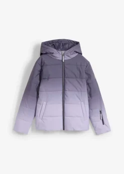 bonprix bonprix Ropa 9 A 16 Años·Chaquetas Y Outdoor>Chaqueta funcional impermeable con capucha arándano-malva