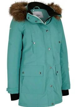 bonprix bonprix Chaquetas Y Abrigos>Chaqueta funcional outdoor con capucha Salvia ahumado