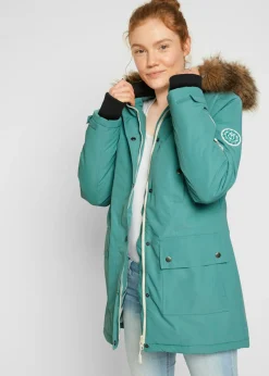 bonprix bonprix Chaquetas Y Abrigos>Chaqueta funcional outdoor con capucha Salvia ahumado