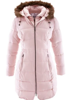 bonprix bonprix Chaquetas Y Abrigos>Chaqueta guateada con capucha rosa pálido