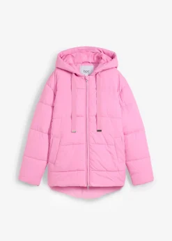 bonprix bonprix Chaquetas Y Abrigos>Chaqueta guateada con corte holgado Rosa fucsia