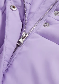 bonprix bonprix Chaquetas Y Abrigos>Chaqueta guateada con cuello alto Lila suave