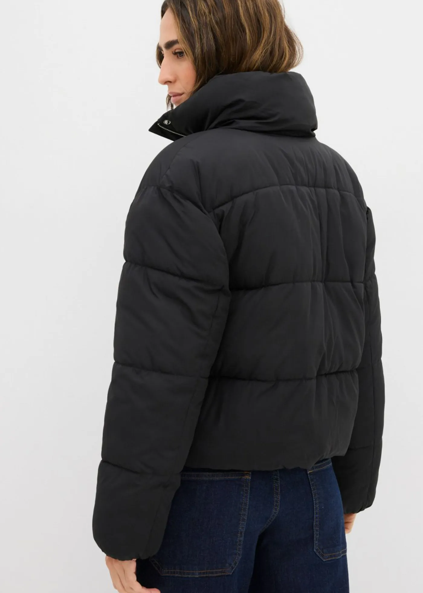 Mujer bonprix bonprix Chaqueta guateada con cuello alto