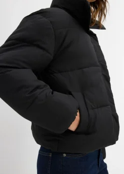 Mujer bonprix bonprix Chaqueta guateada con cuello alto