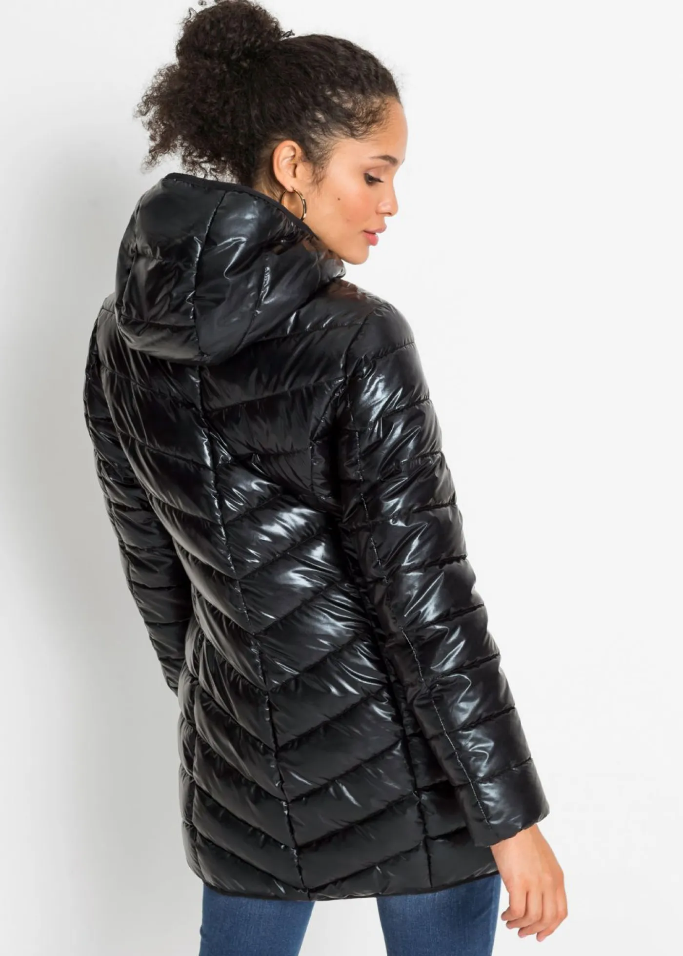 Mujer bonprix bonprix Chaqueta guateada efecto metalizado