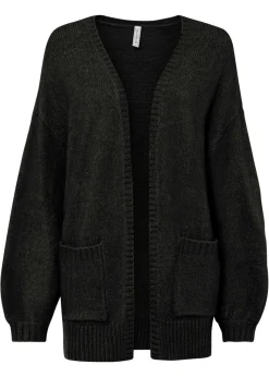 bonprix bonprix Jerséis|Ropa De Punto>Chaqueta holgada de punto Negro