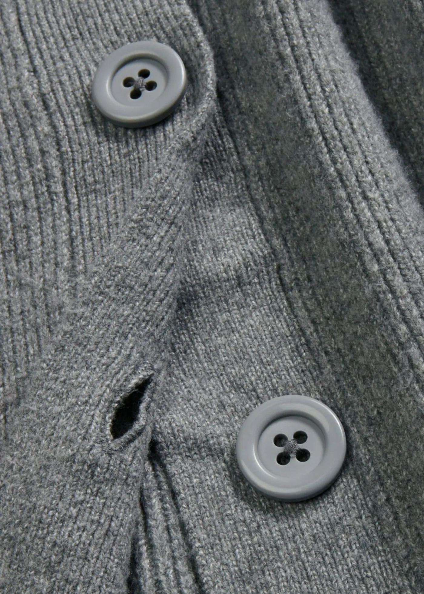 bonprix bonprix Jerséis|Ropa De Punto>Chaqueta holgada de punto gris jaspeado moteado