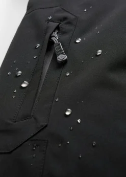 bonprix bonprix Ropa Para El Aire Libre|Ropa Deportiva>Chaqueta impermeable de esquí con protector antinieve Negro