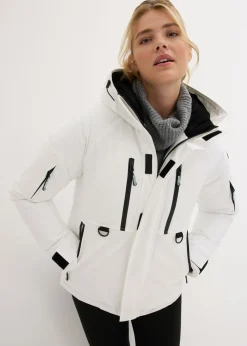 Mujer bonprix bonprix Chaqueta impermeable de esquí con protector antinieve