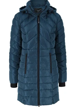 bonprix bonprix Chaquetas Y Abrigos>Chaqueta larga acolchada con relleno Azul marino