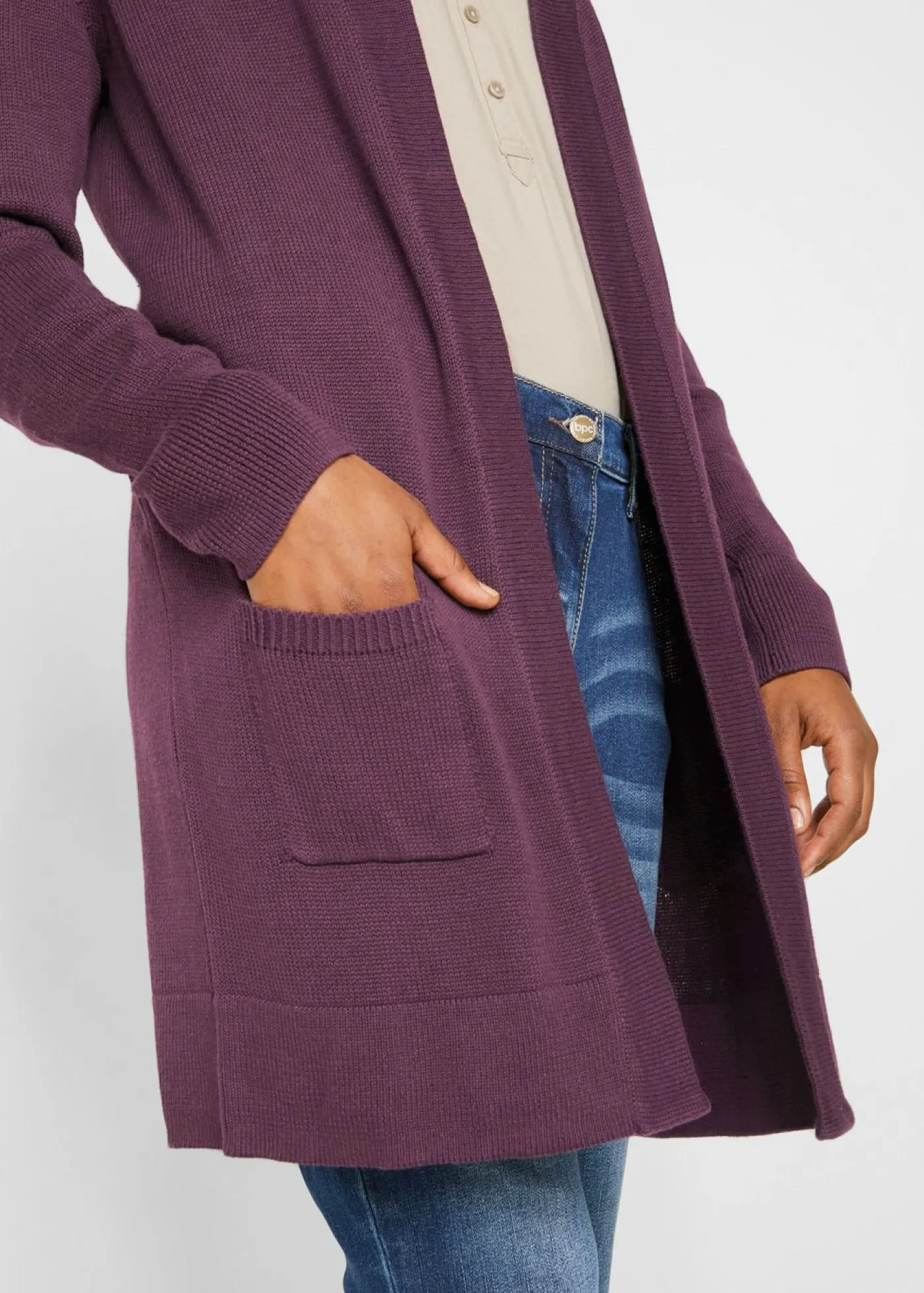 Mujer bonprix bonprix Chaqueta larga de punto