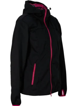 bonprix bonprix Chaquetas Y Abrigos>Chaqueta ligera de tejido Softshell Negro