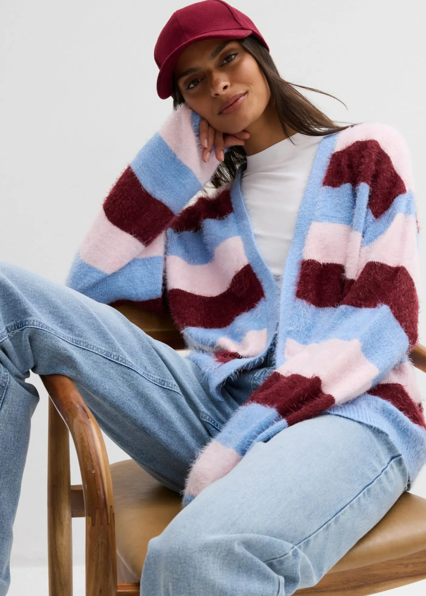 Mujer bonprix bonprix Chaqueta oversize de punto