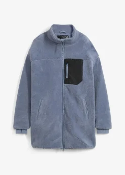 bonprix bonprix Ropa Cómoda|Chaquetas Y Abrigos>Chaqueta polar Azul ahumado