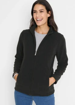 bonprix bonprix Ropa Cómoda|Chaquetas Y Abrigos>Chaqueta polar Negro
