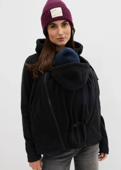 Mujer bonprix bonprix Chaqueta polar 4 en 1 con inserto para bebé y función de porteo en la parte delantera y trasera
