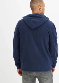 Hombre bonprix bonprix Chaqueta polar con capucha y bolsillos