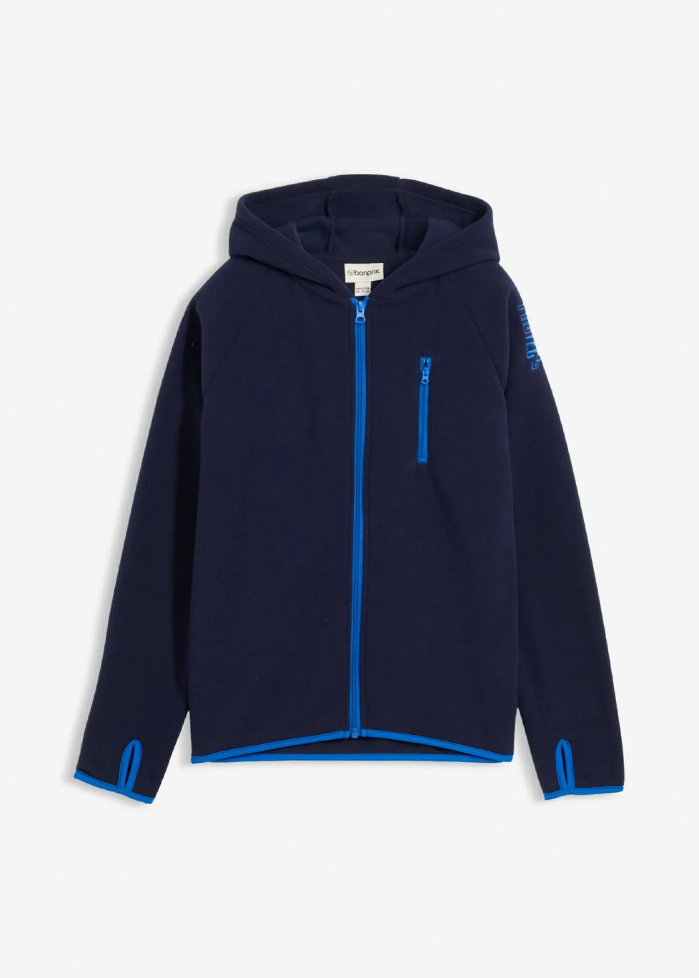 Niños bonprix bonprix Chaqueta polar con detalles en contraste