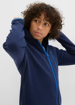 Niños bonprix bonprix Chaqueta polar con detalles en contraste