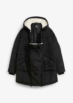bonprix bonprix Premamá>Chaqueta premamá 3 en 1 con inserto de porteo Negro