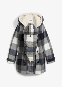 Mujer bonprix bonprix Chaqueta premamá de lana con forro de peluche/chaqueta de porteo