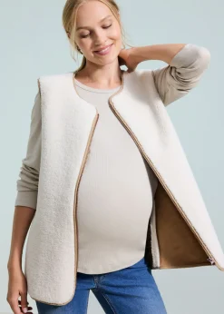 Mujer bonprix bonprix Chaqueta premamá de porteo 6 en 1 con chaleco desmontable