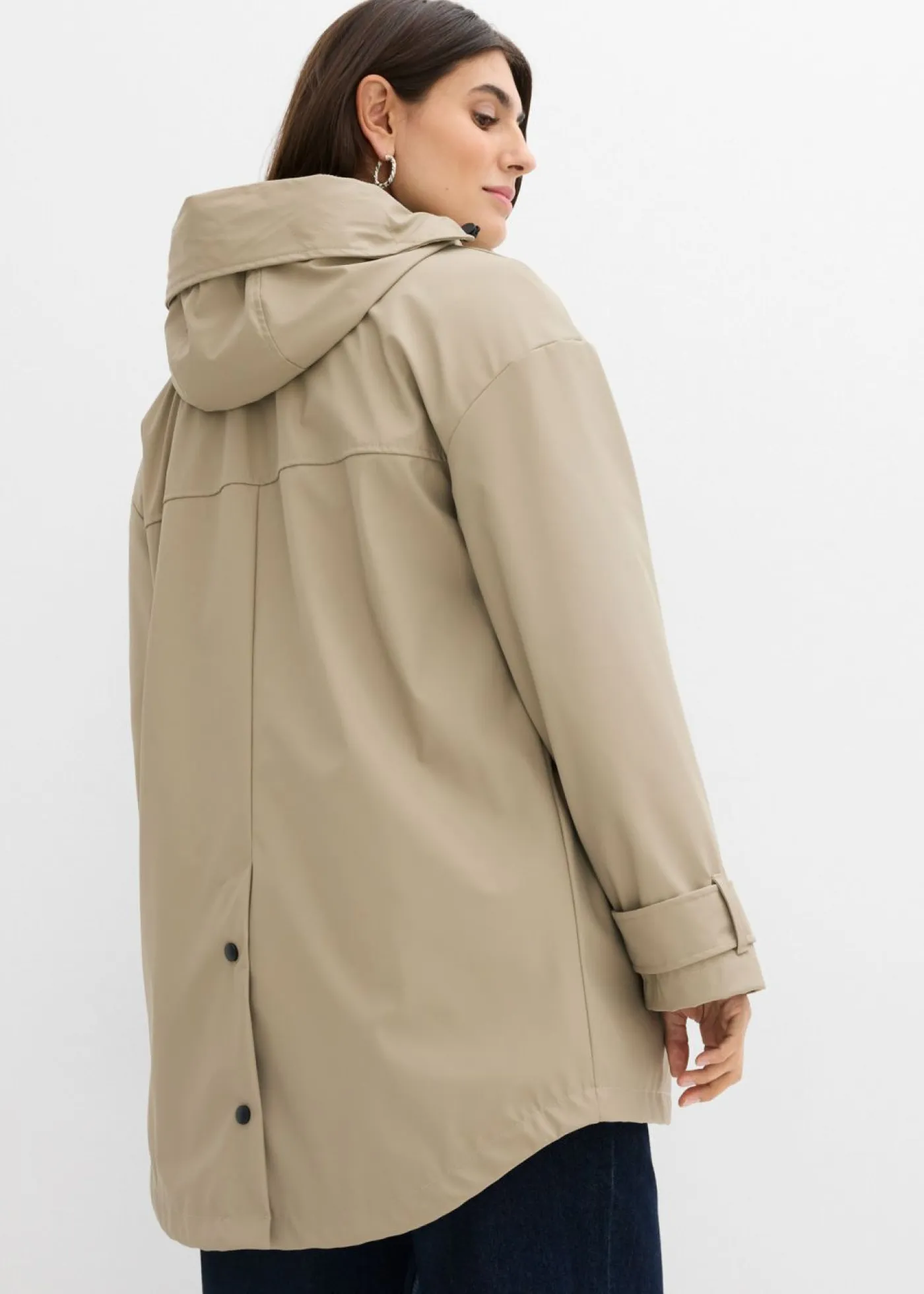 Mujer bonprix bonprix Chaqueta premamá impermeable 6 en 1 con inserto de porteo y chaqueta polar desmontable