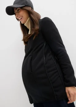 Mujer bonprix bonprix Chaqueta premamá impermeable 6 en 1 con inserto de porteo y chaqueta polar desmontable