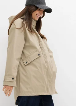Mujer bonprix bonprix Chaqueta premamá impermeable 6 en 1 con inserto de porteo y chaqueta polar desmontable