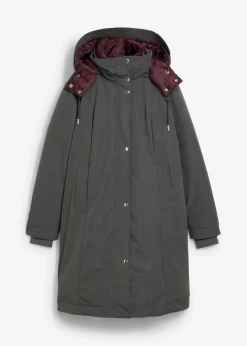 bonprix bonprix Chaquetas Y Abrigos>Chaqueta repelente al agua para exteriores con aspecto 2 en 1 antracita