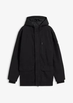 bonprix bonprix Chaquetas Y Abrigos·Chaquetas>Chaqueta resistente de invierno de lona Negro