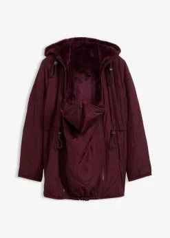 bonprix bonprix Premamá>Chaqueta reversible 6 en 1 para durante y después del embarazo rojo burdeos