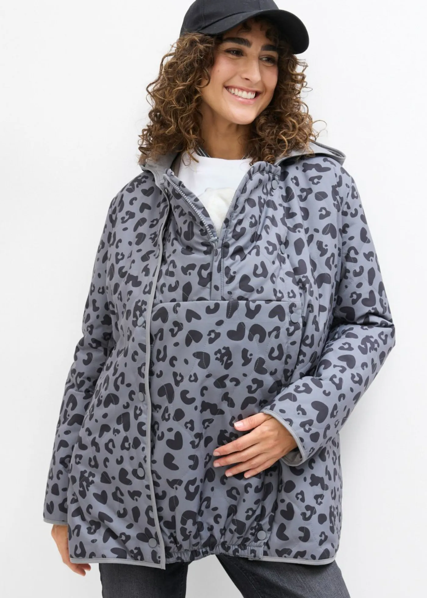 Mujer bonprix bonprix Chaqueta reversible premamá 4 en 1 con función de porteo