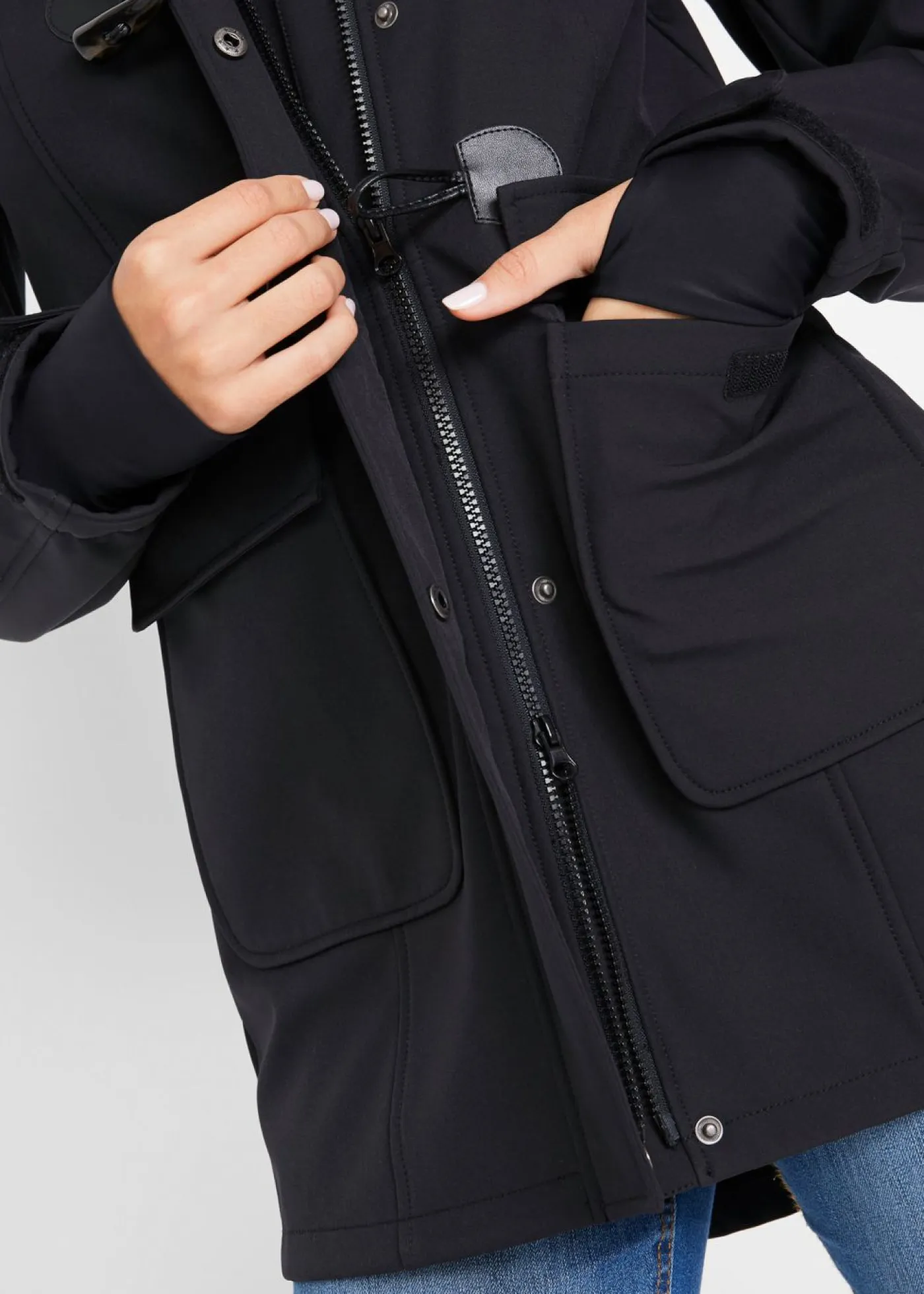 bonprix bonprix Chaquetas Y Abrigos>Chaqueta Softshell Negro