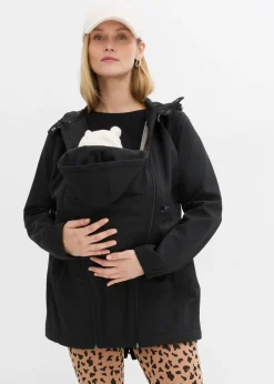 Mujer bonprix bonprix Chaqueta softshell de porteo/premamá con ancho regulable