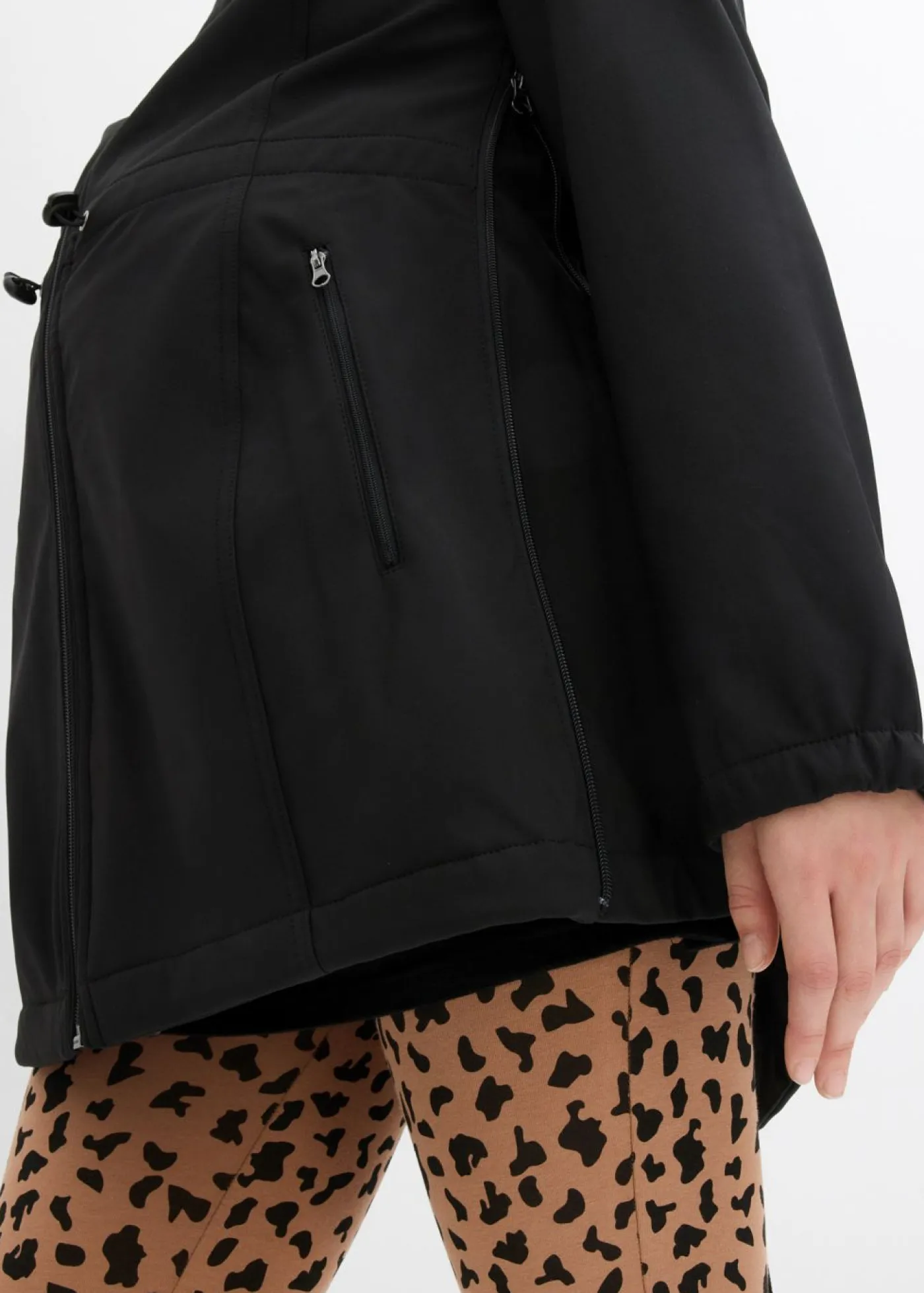 Mujer bonprix bonprix Chaqueta softshell de porteo/premamá con ancho regulable