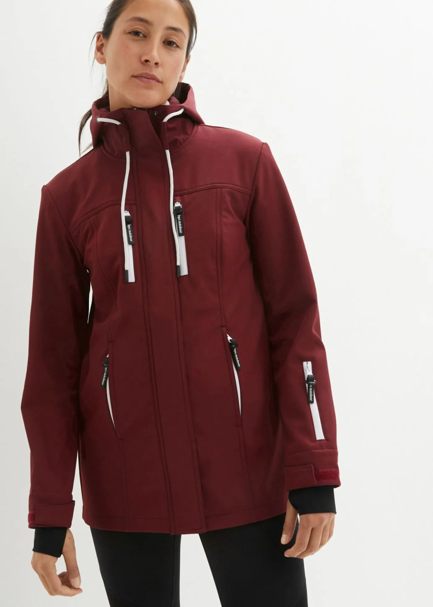 bonprix bonprix Ropa Para El Aire Libre|Ropa Deportiva>Chaqueta softshell repelente al agua rojo avellana