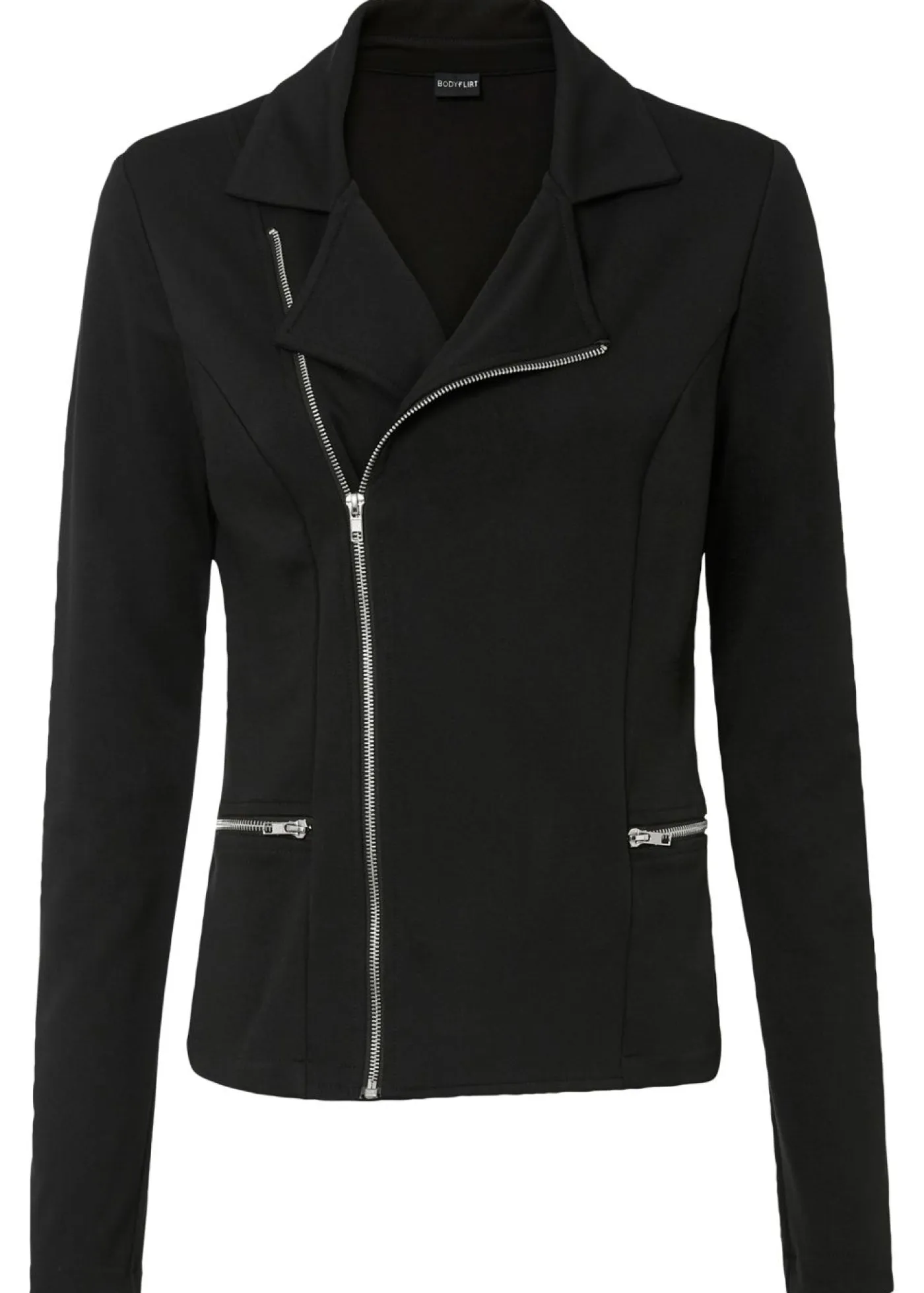 Mujer bonprix bonprix Chaqueta tipo biker de mezcla de viscosa