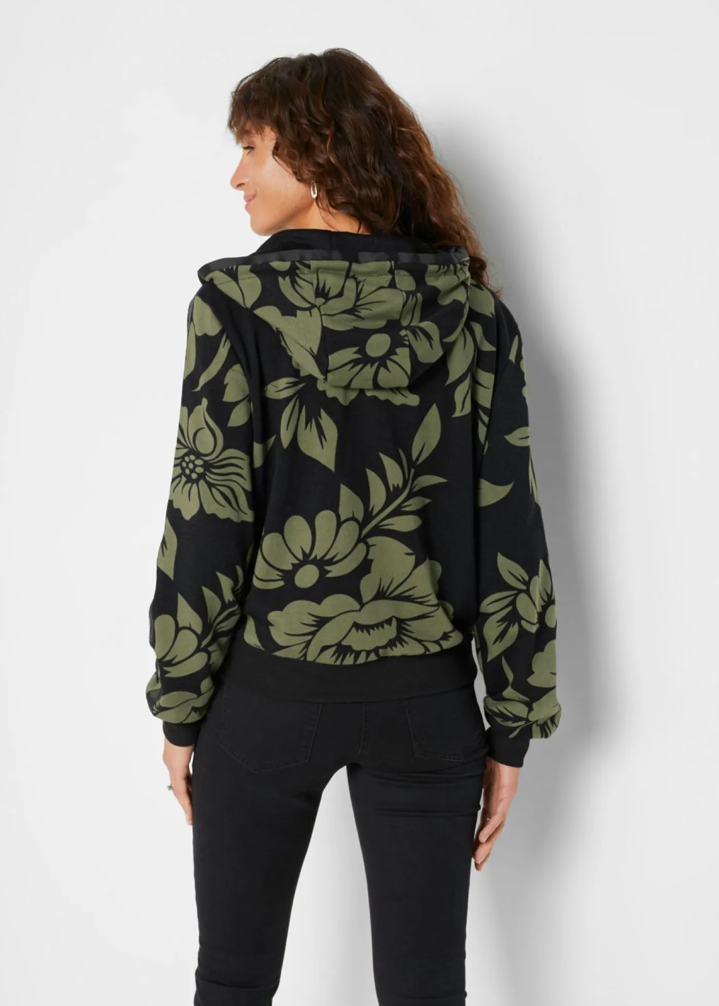 Mujer bonprix bonprix Chaqueta tipo sudadera con algodón