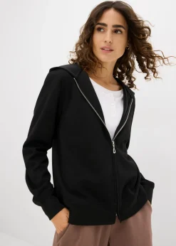 Mujer bonprix bonprix Chaqueta tipo sudadera con capucha y cremallera
