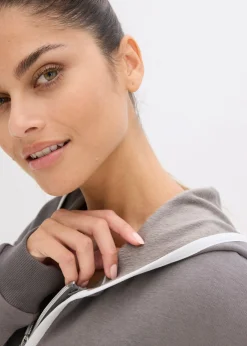 Mujer bonprix bonprix Chaqueta térmica de chándal de material de secado rápido con corte ancho