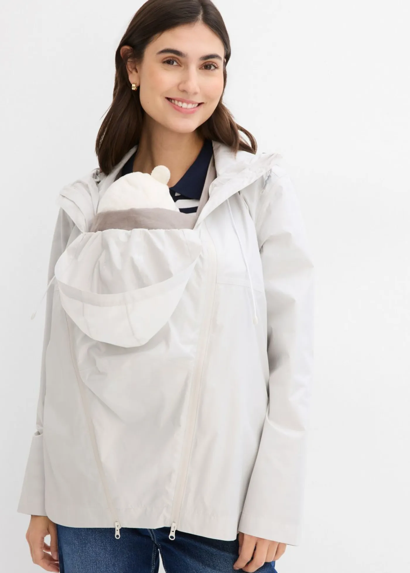 Mujer bonprix bonprix Chaqueta ultraligera premamá/de porteo resistente al viento y a la lluvia