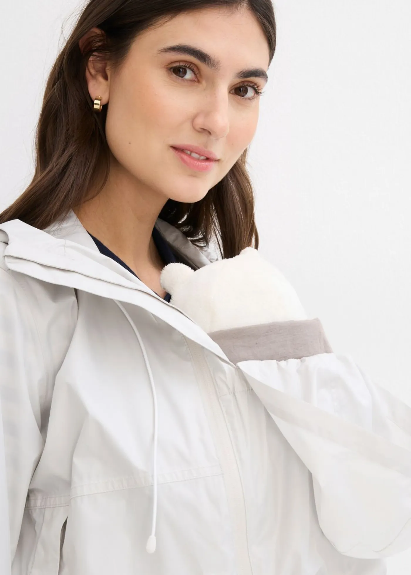 Mujer bonprix bonprix Chaqueta ultraligera premamá/de porteo resistente al viento y a la lluvia