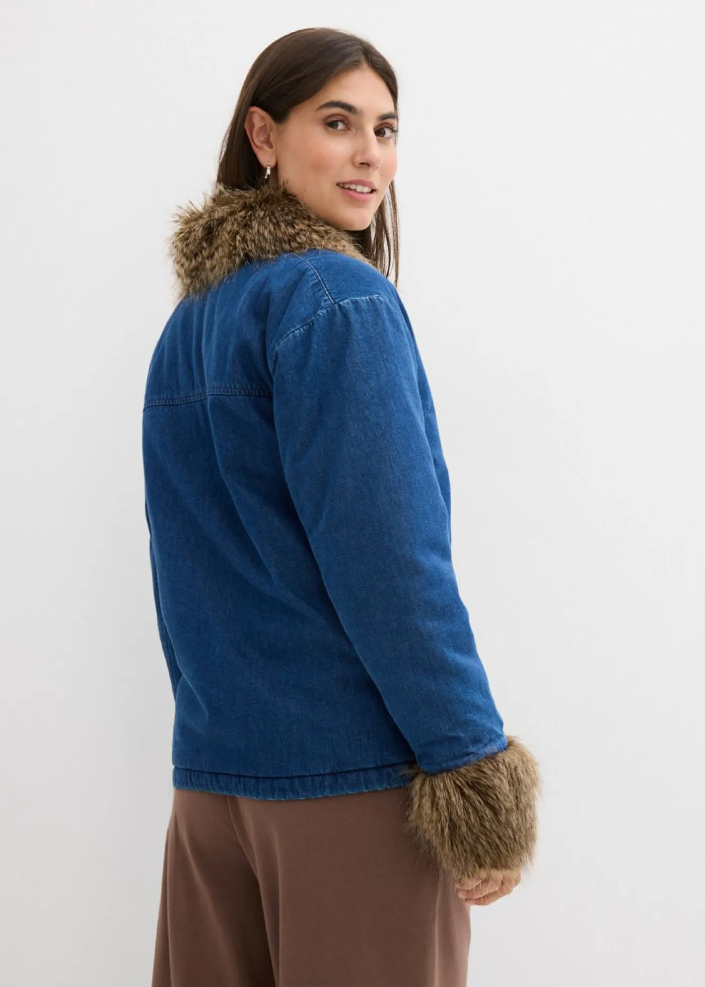 Mujer bonprix bonprix Chaqueta vaquera con ligero guateado