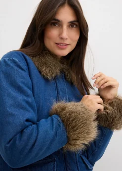 Mujer bonprix bonprix Chaqueta vaquera con ligero guateado