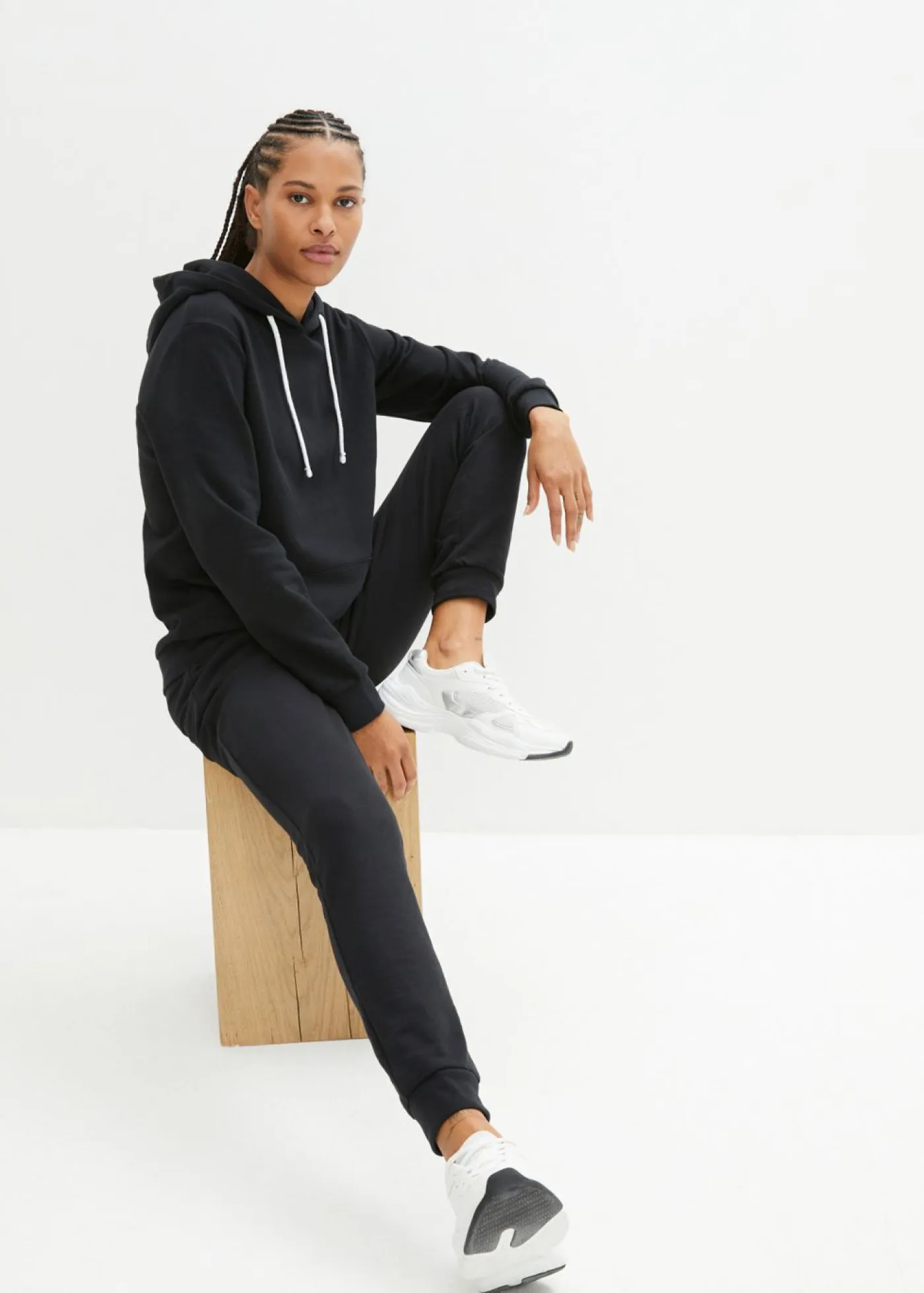 Mujer bonprix bonprix Chándal de algodón (2 piezas)