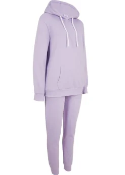bonprix bonprix Ropa Cómoda|Pantalones>Chándal de algodón (2 piezas) púrpura