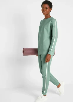 Mujer bonprix bonprix Chándal de algodón puro (conjunto de 2 piezas)