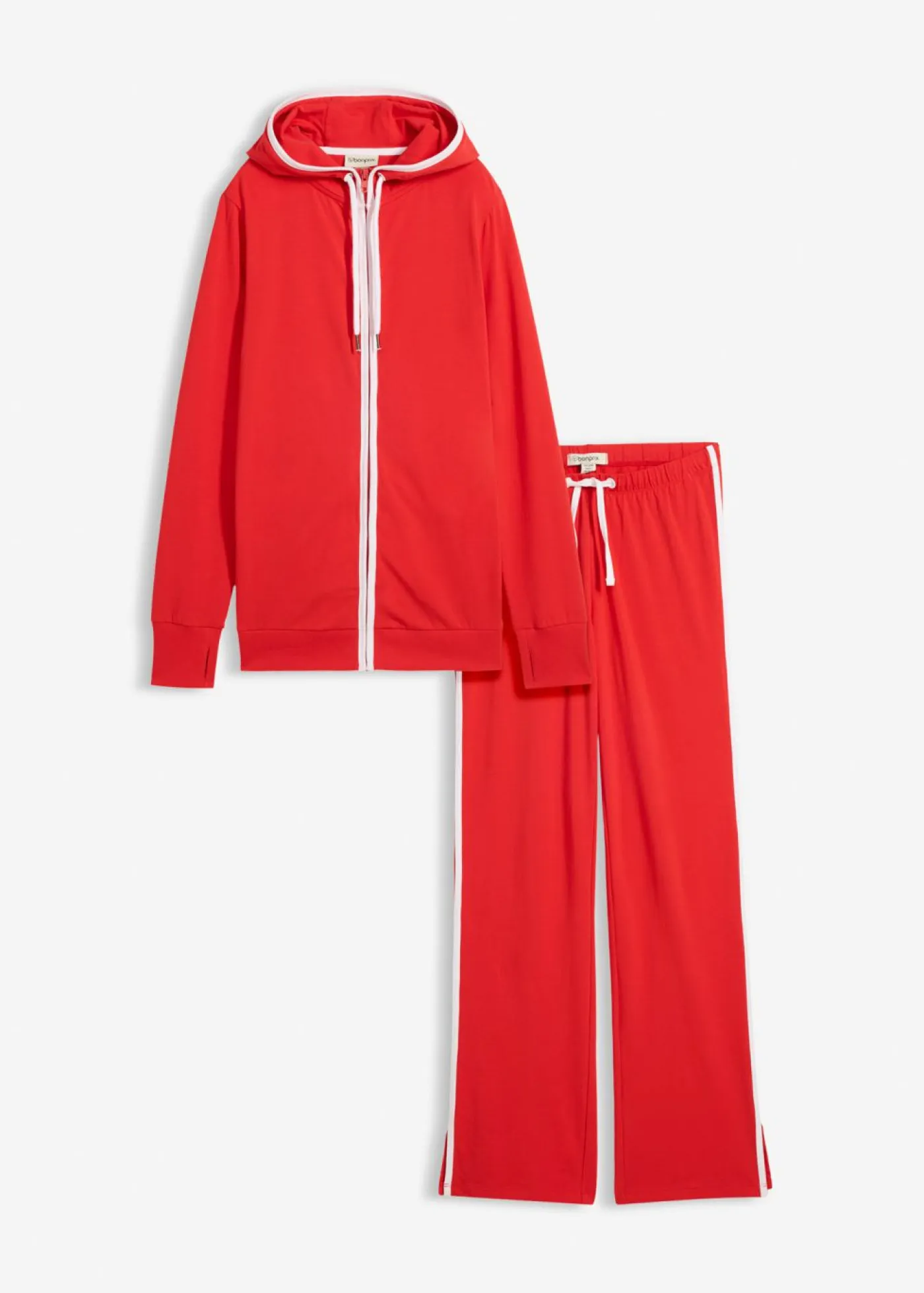Mujer bonprix bonprix Chándal elástico de algodón (2 piezas)