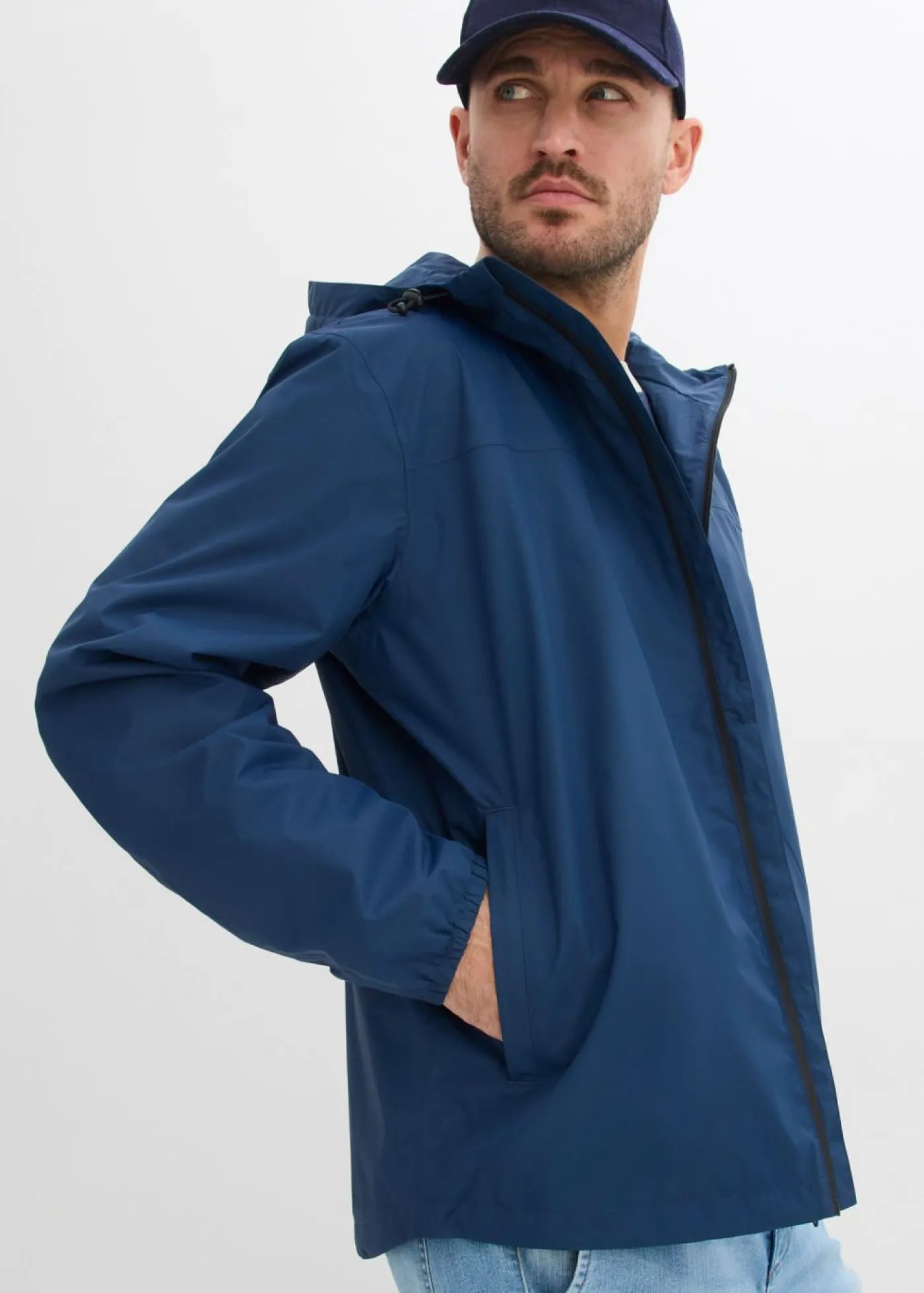 bonprix bonprix Chaquetas Y Abrigos·Chaquetas Impermeables|Chaquetas Y Abrigos·Chaquetas>Chubasquero impermeable Azul almirante